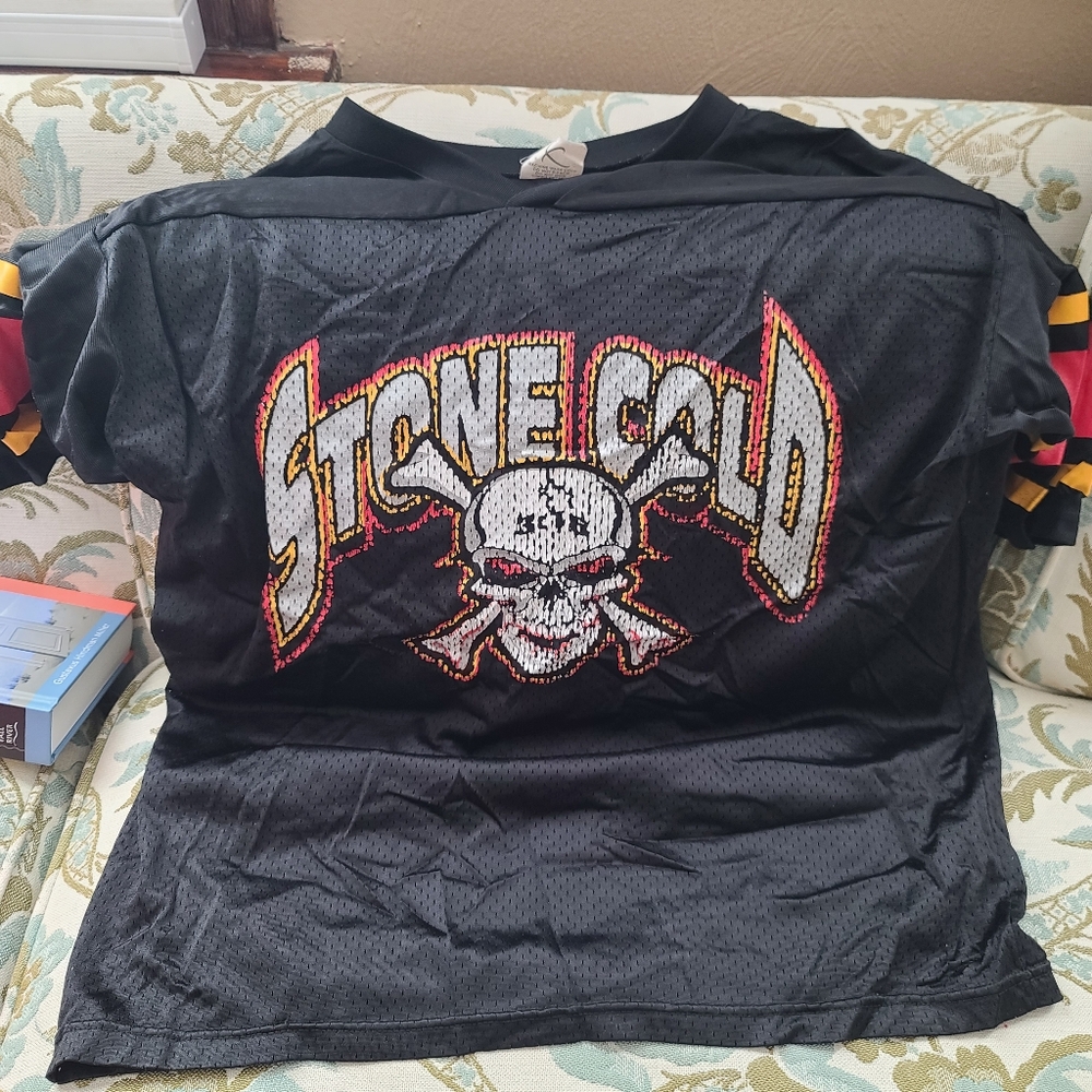 Stone Cold Black Graphic T-Shirt